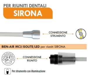 Cordone per Micromotore Bien Air MC2 INSOLITE/LED per Riuniti SIRONA